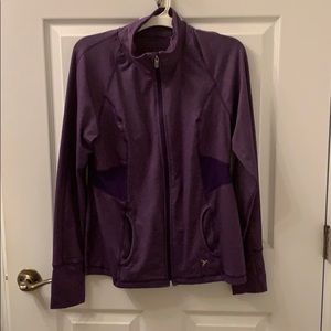 Purple Old Navy active jacket.